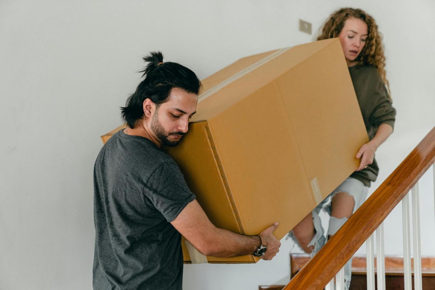 床掃除と窓掃除の専門作業風景